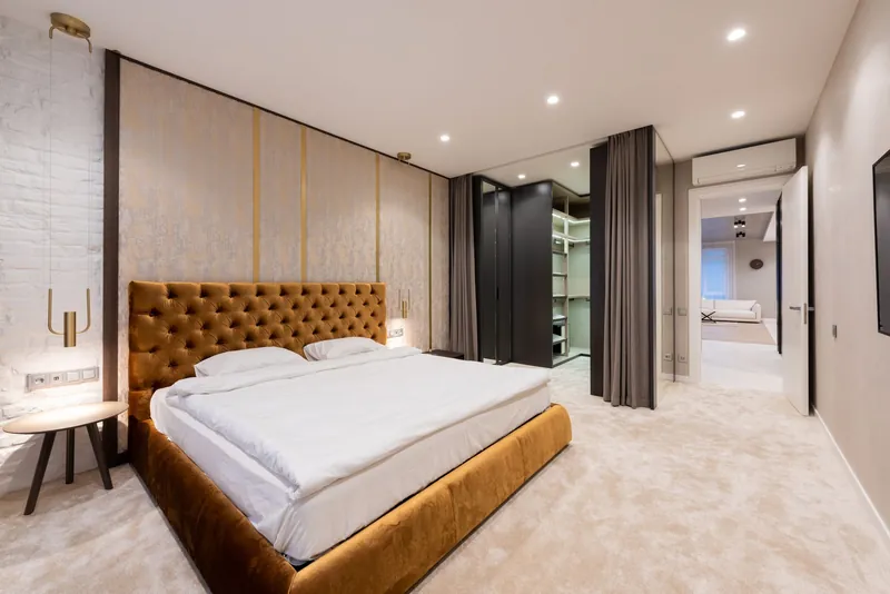 Illustrative stock image for an example listing: Primary bedroom of 3-Bedroom Apartment in Etiler