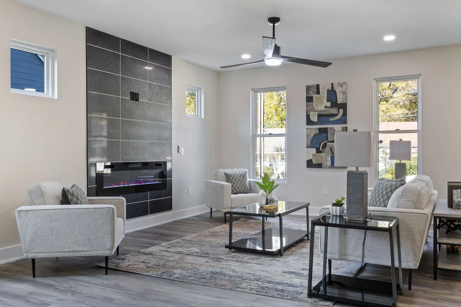 Illustrative stock image for an example listing: Main living area of 4-Bedroom Penthouse in Bebek