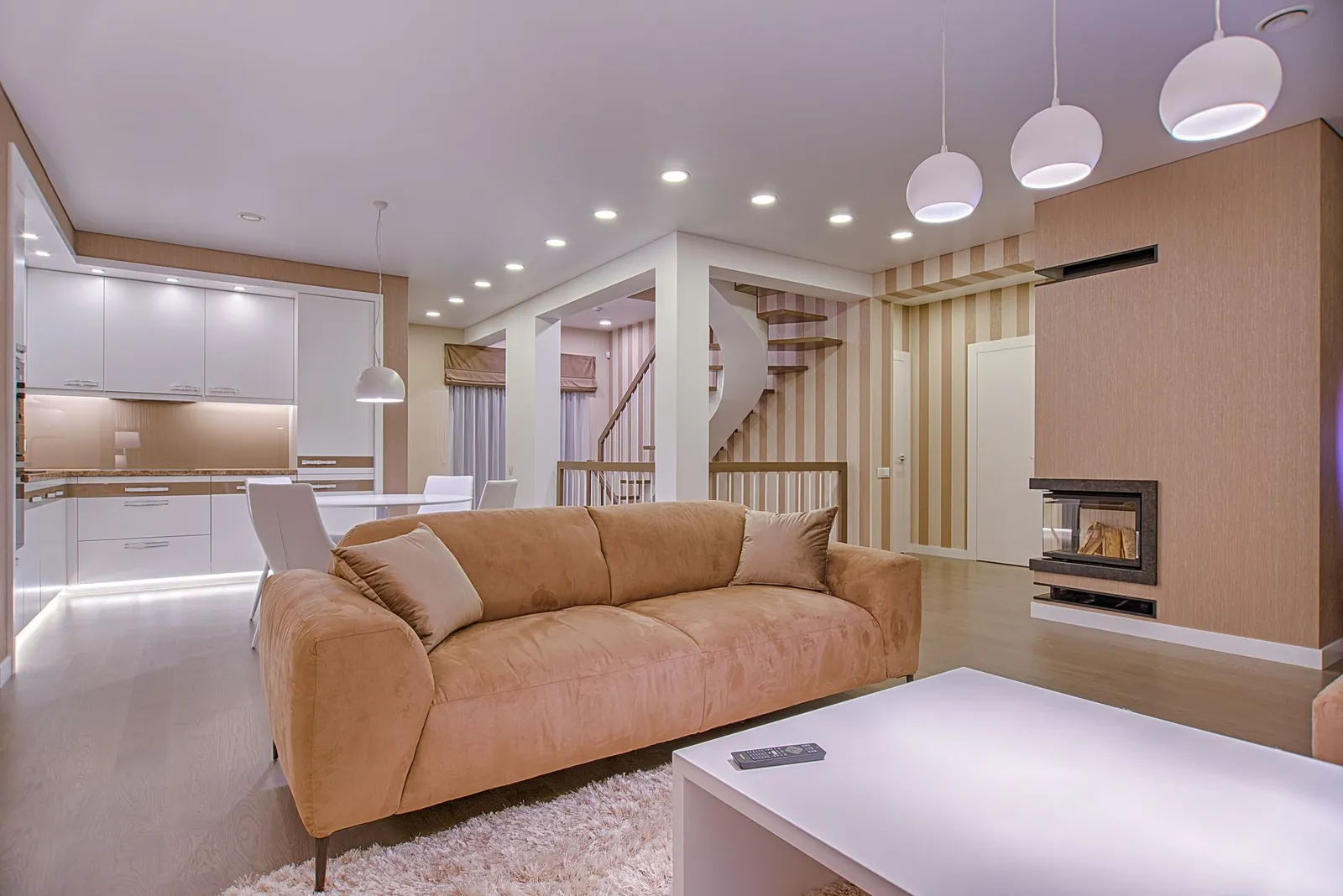 Illustrative stock image for an example listing: Main living area of 2-Bedroom Apartment in Akatlar