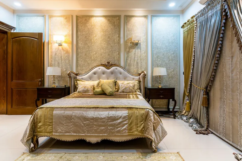Illustrative stock image for an example listing: Primary bedroom of 2-Bedroom Apartment in Mecidiyeköy