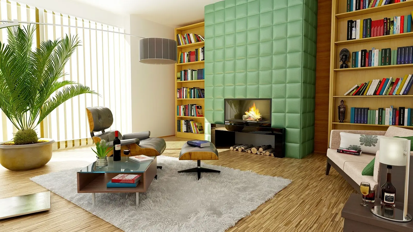 Illustrative stock image for an example listing: Main living area of 2-Bedroom Apartment in Cihangir