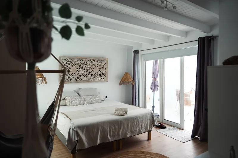 Illustrative stock image for an example listing: Primary bedroom of 3-Bedroom Duplex in Çengelköy