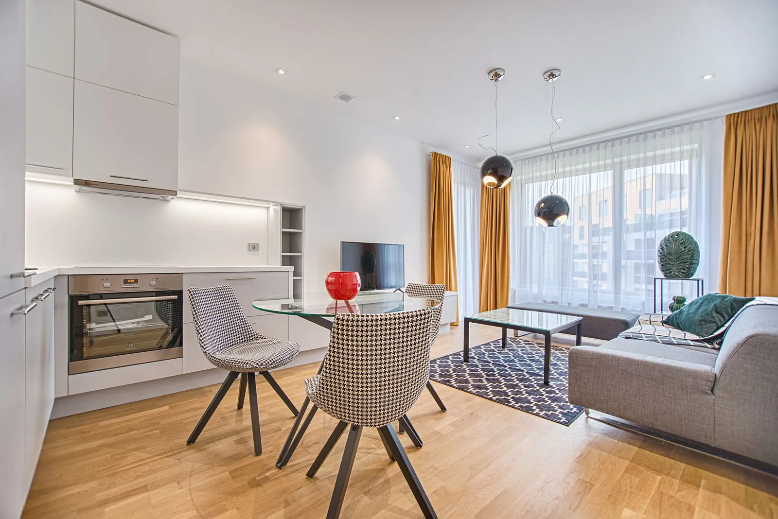 Illustrative stock image for an example listing: Main living area of 3-Bedroom Apartment in Ataköy