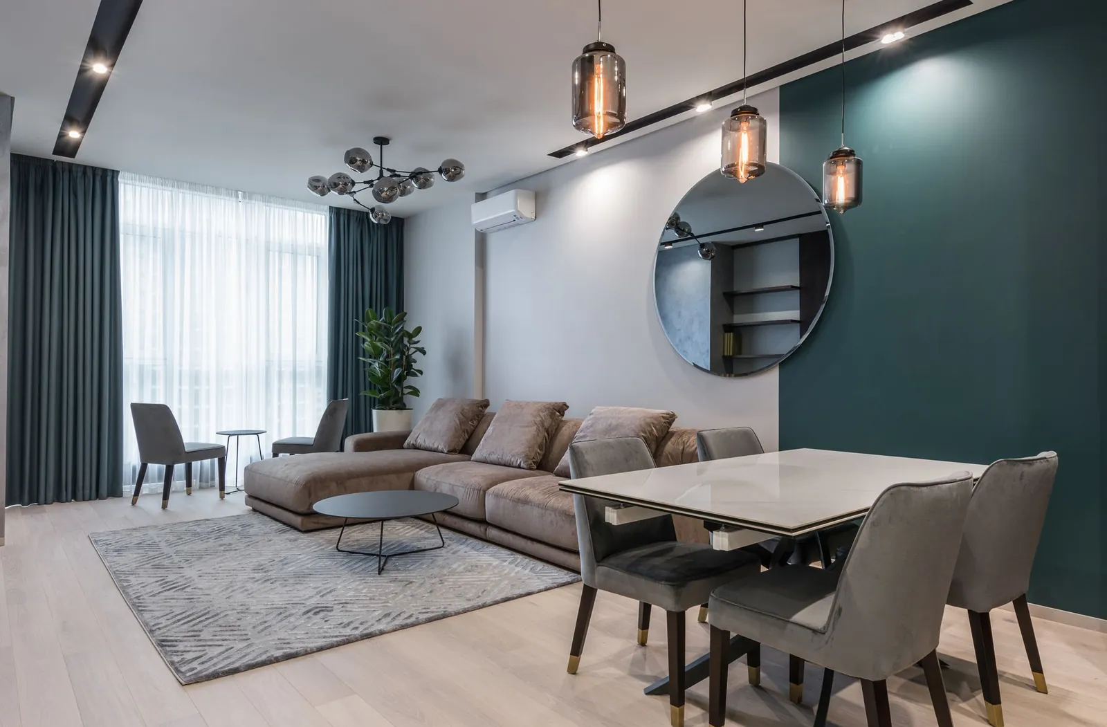 Illustrative stock image for an example listing: Main living area of 5-Bedroom Villa in Florya