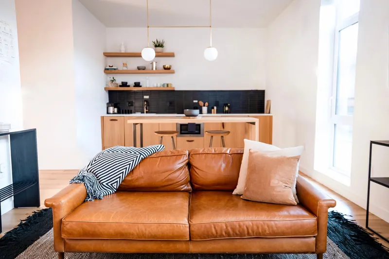 Illustrative stock image for an example listing: Kitchen and dining area of 3-Bedroom Penthouse in Bakırköy