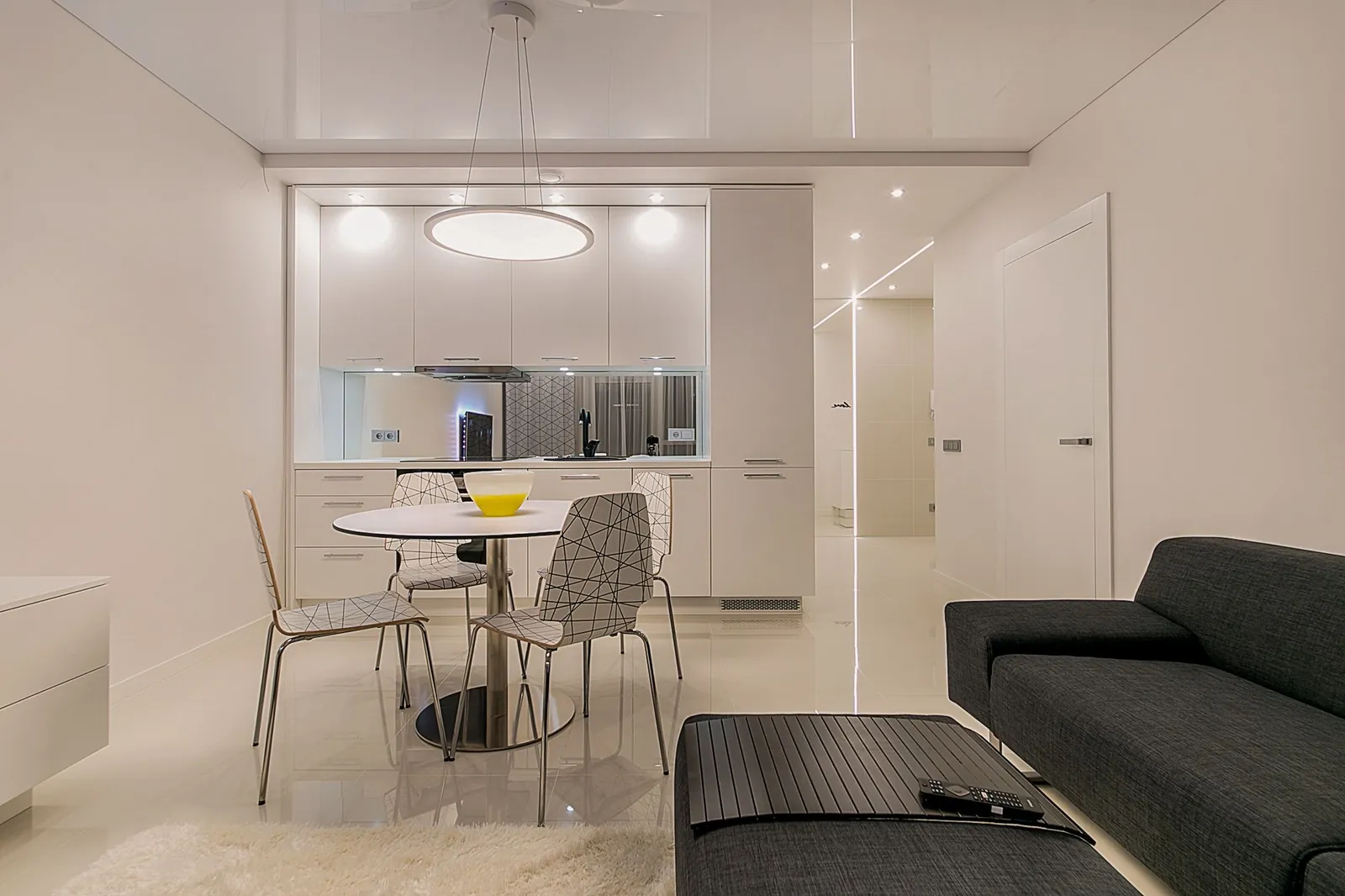 Illustrative stock image for an example listing: Main living area of 4-Bedroom Duplex in Cumhuriyet