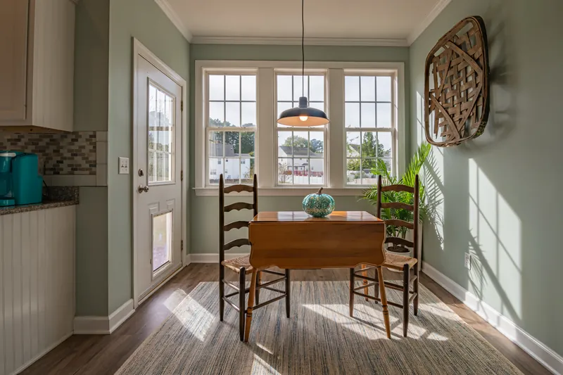 Illustrative stock image for an example listing: Kitchen and dining area of 2-Bedroom Apartment in Balat