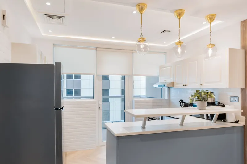 Illustrative stock image for an example listing: Kitchen and dining area of 3-Bedroom Apartment in Cankurtaran
